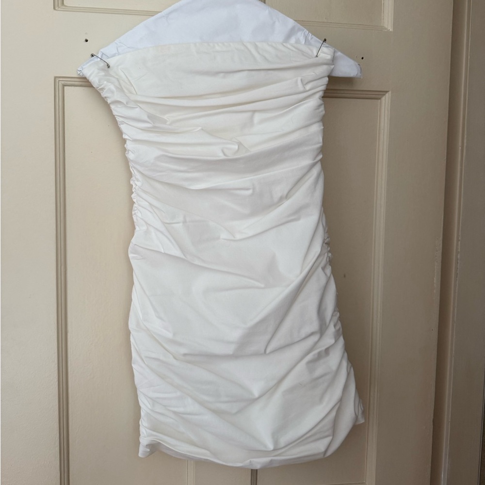 Lucy in the Sky Whit Ruched Mini Dress